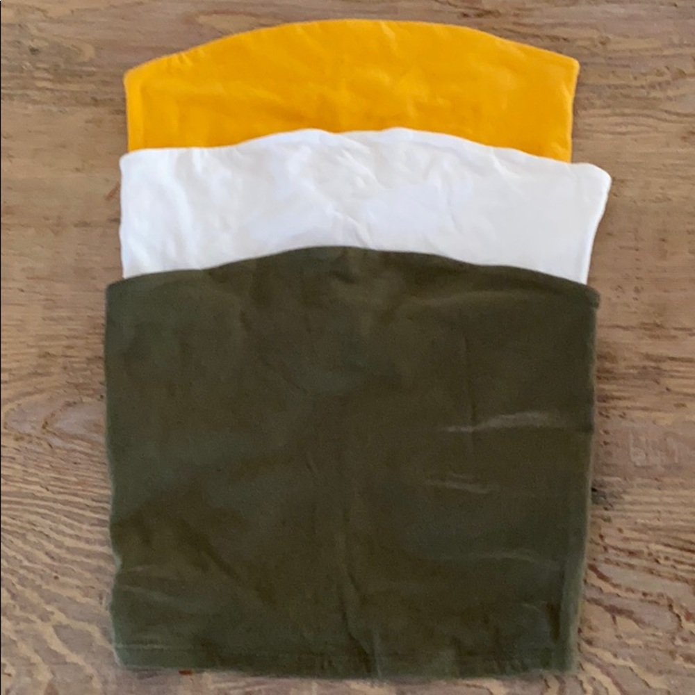 3 Cotton Bandeaus